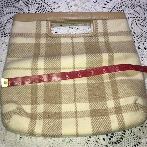 Cream and brown tote - Picture 5 of 6